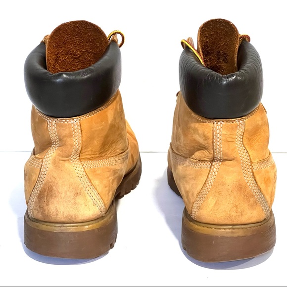 Timberland 6-Inch Premium Waterproof Suede Leather Tan Hiking Boot - Size 10.5 - Picture 7 of 16